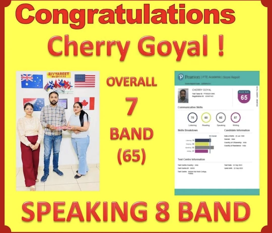 Cherry Goyal PTE Overall 65